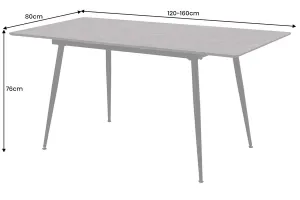 Rozkladací jedálenský stôl TRITON Dekorhome