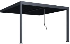 Bioklimatická pergola INTRO DUO 4x4 m k stene Rojaplast