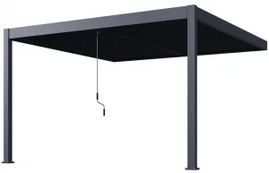Bioklimatická pergola INTRO DUO 4x4 m k stene Rojaplast