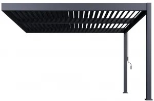 Bioklimatická pergola INTRO DUO 4x4 m k stene Rojaplast
