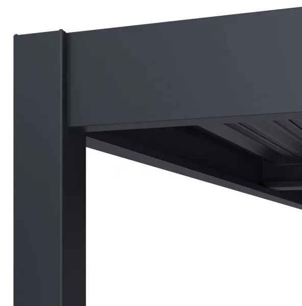 Bioklimatická pergola INTRO DUO 4x4 m k stene Rojaplast
