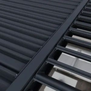 Bioklimatická pergola INTRO DUO 4x4 m k stene Rojaplast