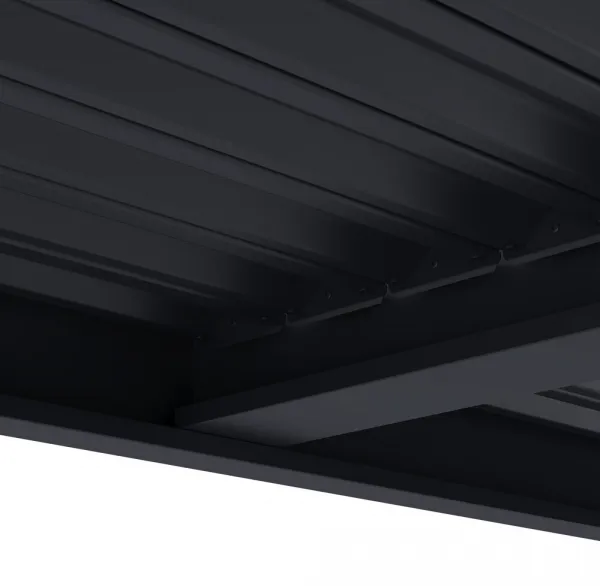 Bioklimatická pergola INTRO DUO 4x4 m k stene Rojaplast
