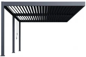 Bioklimatická pergola INTRO DUO 8x4 m k stene Rojaplast