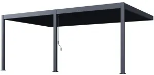 Bioklimatická pergola INTRO DUO 8x4 m k stene Rojaplast
