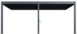 Bioklimatická pergola INTRO DUO 8x4 m k stene Rojaplast