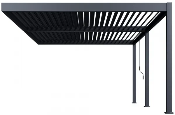 Bioklimatická pergola INTRO DUO 8x4 m k stene Rojaplast