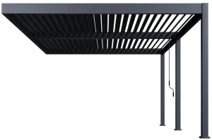 Bioklimatická pergola INTRO DUO 8x4 m k stene Rojaplast