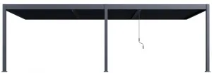Bioklimatická pergola INTRO DUO 8x4 m k stene Rojaplast