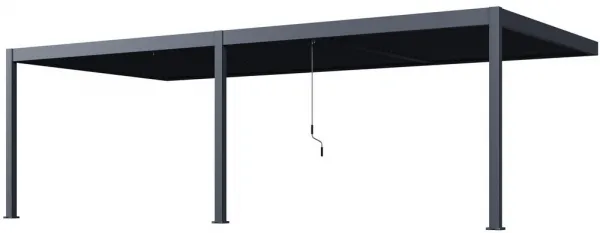 Bioklimatická pergola INTRO DUO 8x4 m k stene Rojaplast