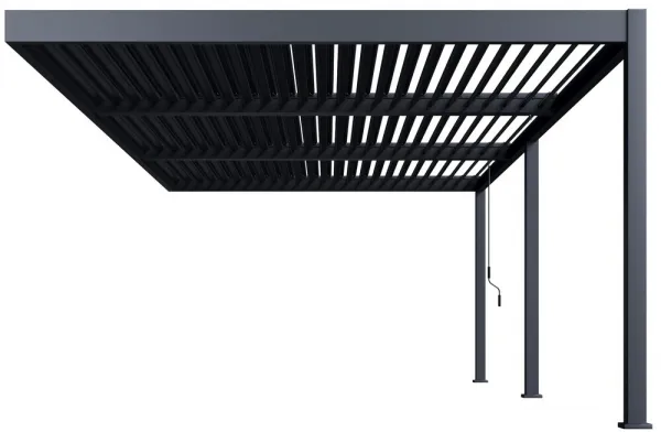 Bioklimatická pergola INTRO DUO 8x4 m k stene Rojaplast