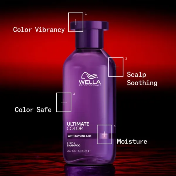 Wella Professionals Ultimate Color Shampoo šampón pre žiarivú farbu vlasov 100 ml
