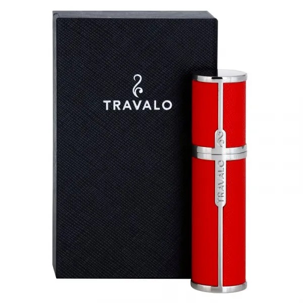 Travalo Milano plniteľný rozprašovač parfémov unisex Red 5 ml