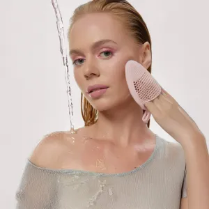 GLOV Quantum Clean Face Make-up Remover & Silicone Cleansing Pad prateľný odličovací tampón 1 ks