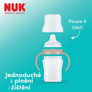 Dojčenská fľaša na učenie NUK Perfect Match DISNEY Minnie red 150 ml