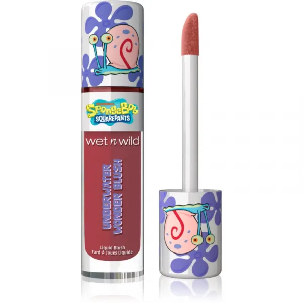 Wet n Wild SpongeBob SquarePants Underwater Wonder Blush tekutá lícenka odtieň Snailed It 6.5 ml