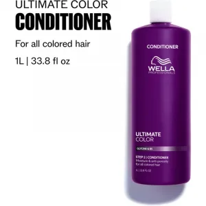 Wella Professionals Ultimate Color Conditioner hydratačný kondicionér pre farbené a melírované vlasy 1000 ml