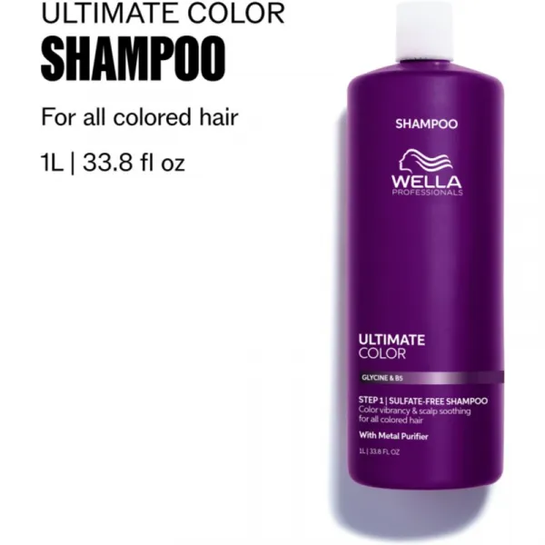 Wella Professionals Ultimate Color Shampoo šampón pre žiarivú farbu vlasov 1000 ml