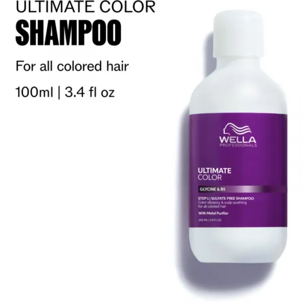Wella Professionals Ultimate Color Shampoo šampón pre žiarivú farbu vlasov 100 ml