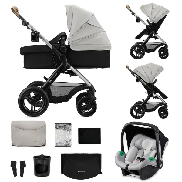 Kočík Kinderkraft Moov 2 XL Air 3v1 Farba: Black