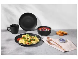 Silvercrest® Súprava kuchynského riadu, 24-dielna (čierna)