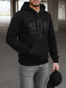 originálna pánska mikina čierna