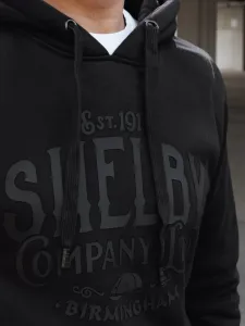 originálna pánska mikina čierna