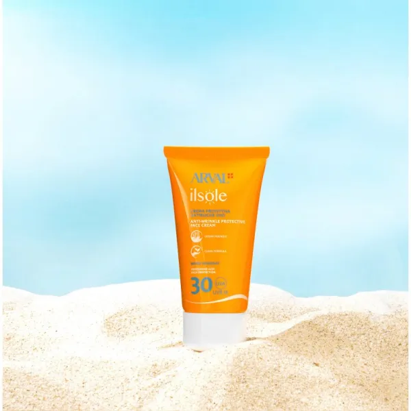 Arval IlSole Anti-wrinkle Protective Face Cream SPF 30 ochranný krém proti vráskam SPF 30 50 ml