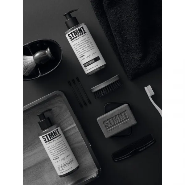 STMNT Care Hair & Body Cleansing Bar čistiace tuhé mydlo na vlasy, bradu a telo 125 g