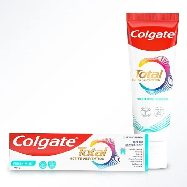 Colgate Total Active Fresh Mint zubná pasta pre svieži dych 75 ml