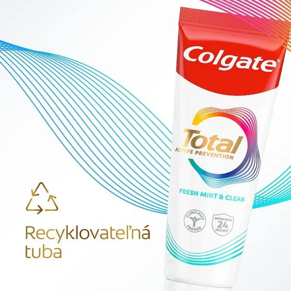 Colgate Total Active Fresh Mint zubná pasta pre svieži dych 75 ml