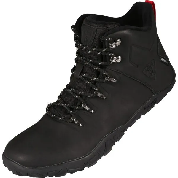 KILPI BARE HIGH WP U Unisex vysoká outdoorová barefoot obuv, čierna, veľkosť