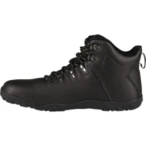 KILPI BARE LEATHER HIGH U Unisex vysoká outdoorová barefoot obuv, čierna, veľkosť