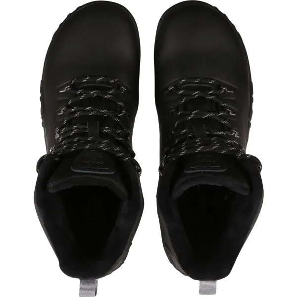 KILPI BARE LEATHER HIGH U Unisex vysoká outdoorová barefoot obuv, čierna, veľkosť