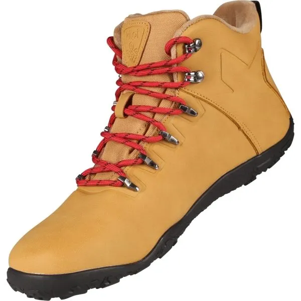 KILPI BARE HIGH WP U Unisex vysoká outdoorová barefoot obuv, béžová, veľkosť