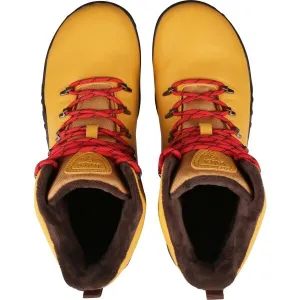 KILPI BARE LEATHER HIGH U Unisex vysoká outdoorová barefoot obuv, béžová, veľkosť