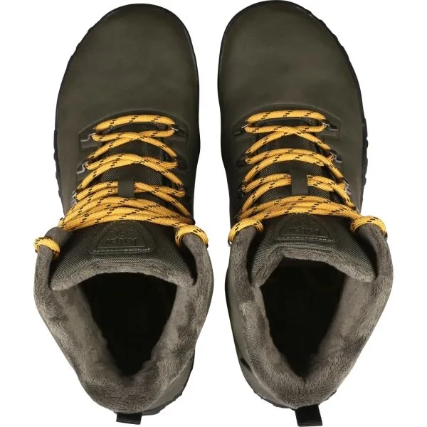 KILPI BARE HIGH WP U Unisex vysoká outdoorová barefoot obuv, khaki, veľkosť