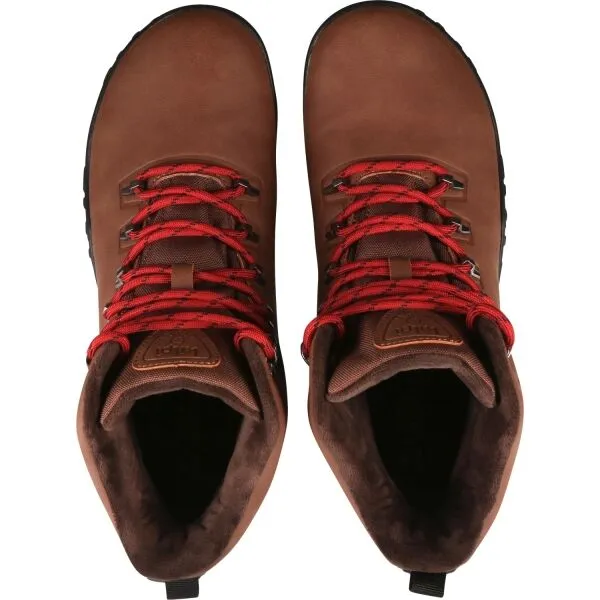 KILPI BARE HIGH WP U Unisex vysoká outdoorová barefoot obuv, hnedá, veľkosť