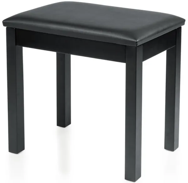 Gator Frameworks Traditional Wooden Piano Bench Black