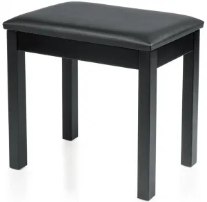 Gator Frameworks Traditional Wooden Piano Bench Black
