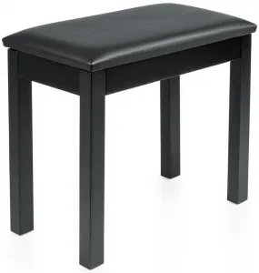Gator Frameworks Traditional Wooden Piano Bench Black