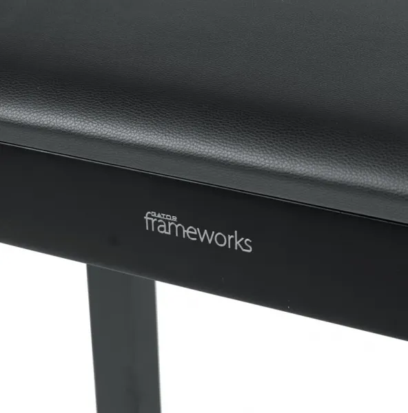 Gator Frameworks Traditional Wooden Piano Bench Black