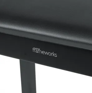Gator Frameworks Traditional Wooden Piano Bench Black
