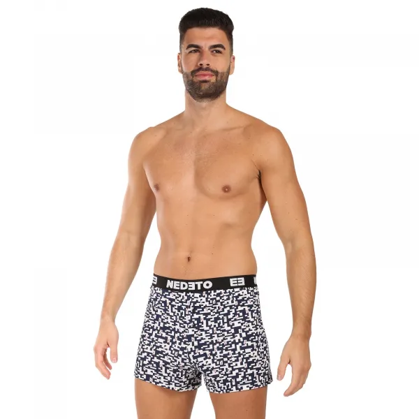 4PACK pánske trenky Nedeto viacfarebné (4NGV02) M, trenírky