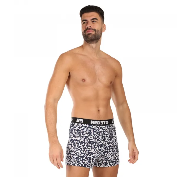 4PACK pánske trenky Nedeto viacfarebné (4NGV02) M, trenírky