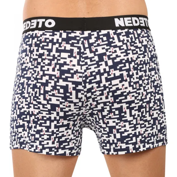 4PACK pánske trenky Nedeto viacfarebné (4NGV02) M, trenírky
