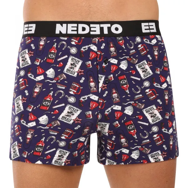 4PACK pánske trenky Nedeto viacfarebné (4NGV02) M, trenírky