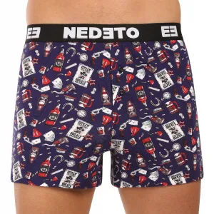 4PACK pánske trenky Nedeto viacfarebné (4NGV02) M, trenírky