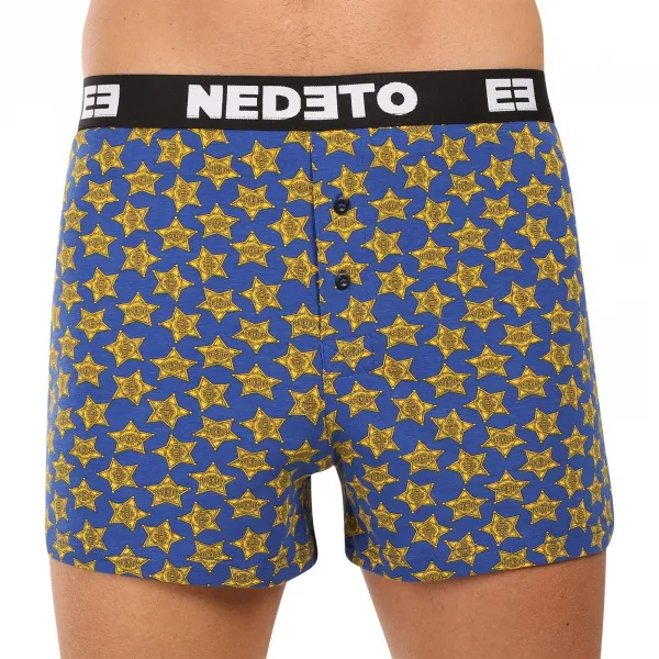 4PACK pánske trenky Nedeto viacfarebné (4NGV02) M, trenírky