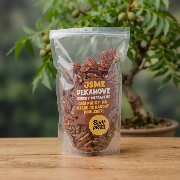 Pekanové orechy nepražené váha 500g